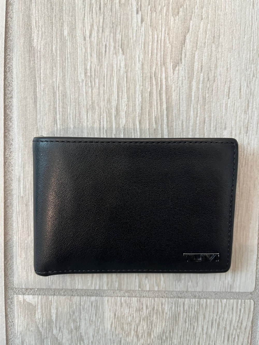 Tumi Black Leather Card Holder